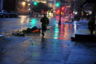 Hurricane Sandy moves into NYC