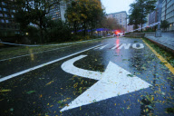 Hurricane Sandy moves into NYC