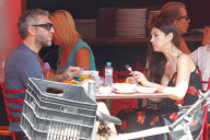*EXCLUSIVE* Monica Bellucci and Vincent Cassel grab lunch in Rio
