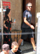 *EXCLUSIVE* Monica Bellucci and Vincent Cassel grab lunch in Rio