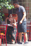*EXCLUSIVE* Monica Bellucci and Vincent Cassel grab lunch in Rio