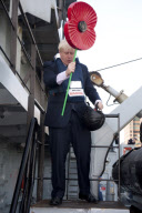 Mayor of London, Boris Johnson launching London Poppy Day, London, Britain - 30 Oct 2012