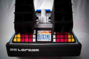 Mother makes Back To The Future Delorean from child's push buggy, Seattle, America - 29 Oct 2012