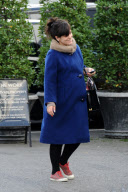 Lily Allen Heading Into A Studio