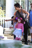 Halle Berry and Nahla kick off Halloween early in Calabasas