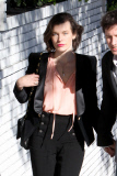 Milla Jovovich and hubby Paul Anderson go hand in hand
