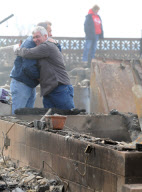 Breezy Point residents tour destroyed homes