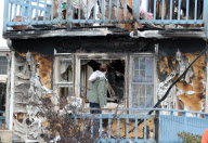 Breezy Point residents tour destroyed homes