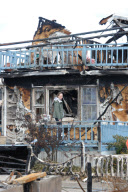 Breezy Point residents tour destroyed homes