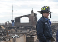 Breezy Point residents tour destroyed homes