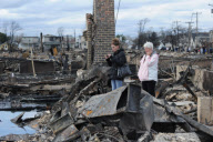 Breezy Point residents tour destroyed homes