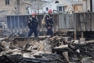 Breezy Point residents tour destroyed homes