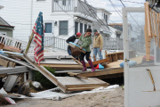 Breezy Point residents tour destroyed homes