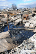 Breezy Point residents tour destroyed homes