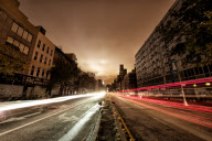 'NYC Unplugged' slow shutter speed images of downtown New York City blackout caused by hurricane Sandy, America - 31 Oct 2012