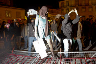 PORTUGAL: DEMONSTRATION OUTSIDE PORTUGUESE PARLIAMENT