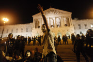 PORTUGAL: DEMONSTRATION OUTSIDE PORTUGUESE PARLIAMENT