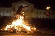 PORTUGAL: DEMONSTRATION OUTSIDE PORTUGUESE PARLIAMENT