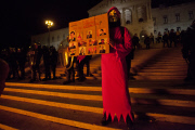 PORTUGAL: DEMONSTRATION OUTSIDE PORTUGUESE PARLIAMENT