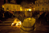 PORTUGAL: DEMONSTRATION OUTSIDE PORTUGUESE PARLIAMENT