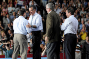 Mitt Romney continues his campaign in Coral Gables, FL [NO Germany, Austria]