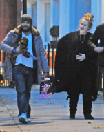 EXC - FIRST PICTURES OF ADELE WITH HER BABY!!