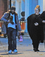 EXC - FIRST PICTURES OF ADELE WITH HER BABY!!