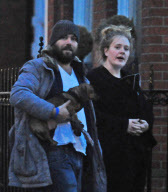 EXC - FIRST PICTURES OF ADELE WITH HER BABY!!