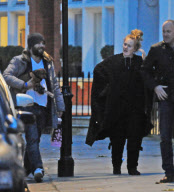EXC - FIRST PICTURES OF ADELE WITH HER BABY!!
