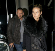 Heidi Klum And Bodyguard Boyfriend Arrive Into LAX