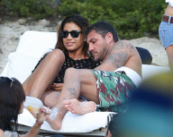 Christian Vieri Hangs On The Beach With A Mystery Girl 