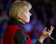 Clinton Campaigns for Obama in Wisconsin