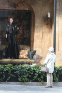 Barbara Walters Window Shopping On Madison Avenue