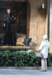 Barbara Walters Window Shopping On Madison Avenue