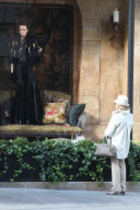 Barbara Walters Window Shopping On Madison Avenue