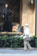 Barbara Walters Window Shopping On Madison Avenue