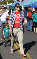 Johnny Knoxville at the Farmers Market