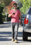 Robin Thicke and Paula Patton leave after voting