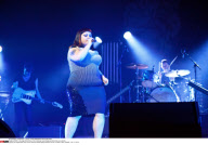PARIS : US singer Beth Ditto of the American band Gossip performs live at Le Zenith