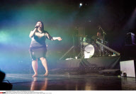PARIS : US singer Beth Ditto of the American band Gossip performs live at Le Zenith