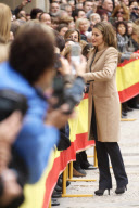 Los Principes de Asturias visitan Alcaniz.