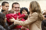Los Principes de Asturias visitan Alcaniz.