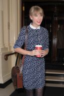 Taylor Swift leaving her hotel