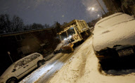 Wintereinbruch in New York
