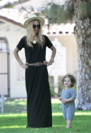 Rachel Zoe's Active Afternoon With Baby Skyler And Rodger Berman