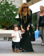 Rachel Zoe and son Skyler hit Kitson