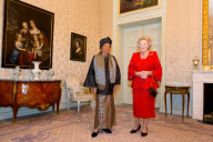 Beatrix receives Johnson Sirleaf 