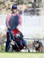 Exclusive... Owen Wilson Takes Andrew To The Park 