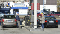 Gas stations ration fuel in New York