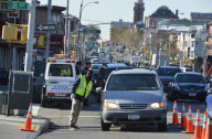 Gas stations ration fuel in New York